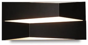 Aplica LED de perete design modern FUJI 10W neagra