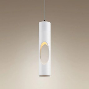 Pendul LED design modern Golden alb P0177 WH MX