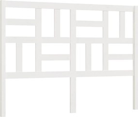 vidaXL Tăblie de pat, alb, 166x4x104 cm, lemn masiv de pin