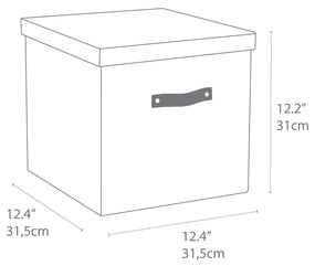 Cutie de depozitare cu capac Logan – Bigso Box of Sweden