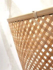 Lampadar eco din bambus Java L white/50x22, nat