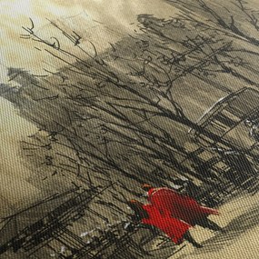 Tablou - Schiță a orașului (90x60 cm)