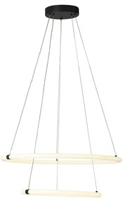 Pendul, Lustra suspendata cu 2 inele, design modern LED, Revolve