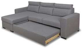 Coltar ext. Itaca insula stanga, Gri, 2300 x 1540 x 880 mm.