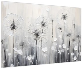 Tablou - Păpădii, pictură (90x60 cm)