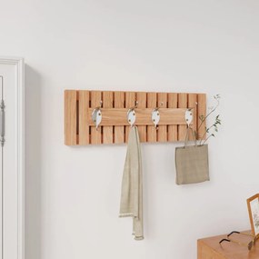 Cuier de perete, 42x8,5x14 cm, lemn masiv de nuc