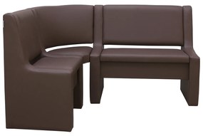 Coltar de bucatarie TEO, cu spatiu depozitare, colt dreapta, maro dreschis, 160x120x92 cm