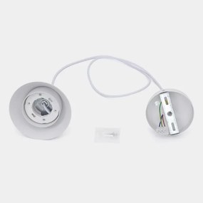 Brilagi - Lampă suspendată pe cablu CONE SINGLE 1xGX53/15W/230V albă