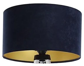 Abajur universal STANDART E27 d. 45 cm albastru/auriu