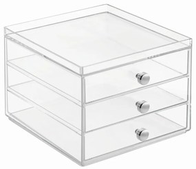 Organizator cu 3 sertare iDesign Wers, înălțime 13 cm