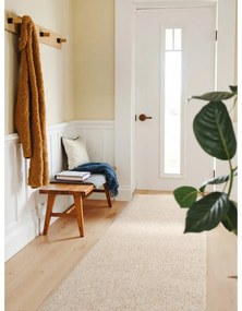 Covor tip traversă crem lavabil 80x240 cm Rocco Cream – Elle Decoration