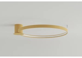 Plafonieră LED RIO LED/50W/230V CRI90 3000K d. 78 cm auriu Thoro TH.224