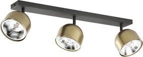 Spot ALTEA 3xAR111 GU10/50W/230V auriu/negru