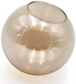 Lustră pe cablu ROLLO 1xE14/5W/230V auriu/bej fumuriu