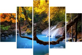 Tablou - Cascade din Asia (150x105 cm)