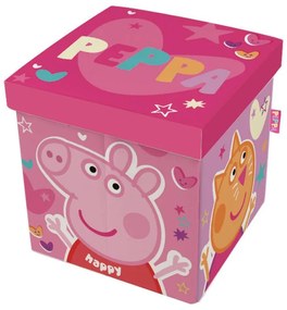 Purcelușa Peppa depozitare jucării 30×30×30 cm
