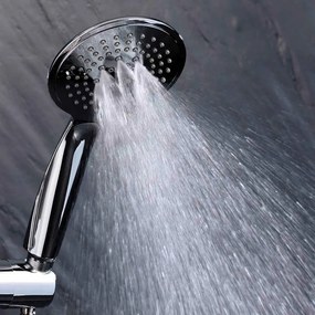Set de duș argintiu mat din plastic 70 cm cu duș de mână Hydro – douceur d'intérieur