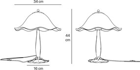 Veioza design floral romantic Mughetto