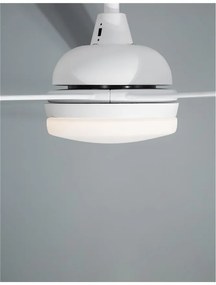 Ventilator de tavan cu telecomanda si iluminat FLOW alb