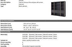 Dulap design elegant LUX Canova 114219 HZ