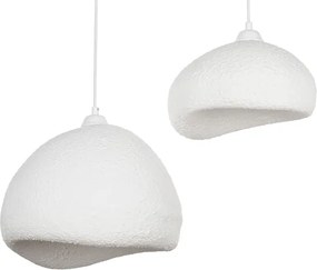 Brilagi - Lustră suspendată WABI SABI, 2x E27, max. 40 W, 230 V, Ø 70 cm, alb