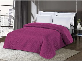 Cuvertura de pat violet cu model STONE Dimensiune: 220 x 240 cm