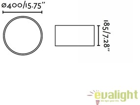 Plafoniera design modern minimalist SEVEN 68298