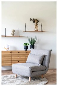 Vază maro deschis din sticlă (înălțime 31 cm) – House Nordic