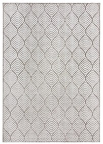 Covor pentru exterior și interior fildeș 200x290 cm Elm Leaf – Flair Rugs
