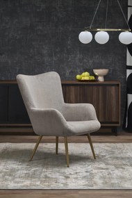 Fotoliu Amaro velvet gri H97 cm