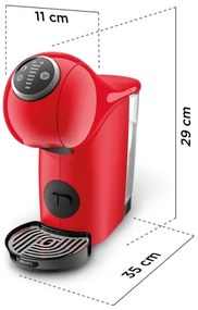 Aparat de cafea cu capsule Krups NESCAFÉ DOLCE GUSTO GENIO S PLUS 1500W roșu