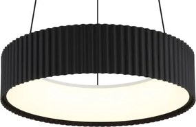 Globo 15924S - Candelabru LED suspendat pe cablu KEMP LED/45W/230V, Ø 46 cm, negru