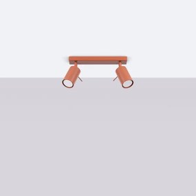 Spot Sollux SL.1507 RING 2xGU10/10W/230V roșu