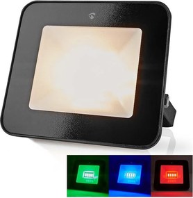 Nedis WIFILOFC20FBK-LED Proiector SmartLife RGBW LED/20W/230V Wi-Fi IP65