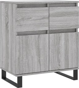 vidaXL Servantă, sonoma gri, 60x35x70 cm, lemn prelucrat