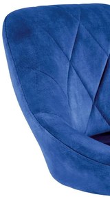 Scaun de bar H101 velvet bleumarin
