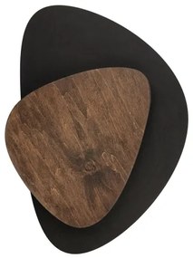 Aplică LED PEDRA LED/7W/230V negru/maro