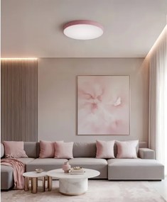 Brilagi - Plafonieră CLARE, 4 x E27, 24 W, 230 V, Ø 50 cm, roz