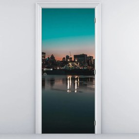Fototapet pentru ușă - Oraș (95x205cm)