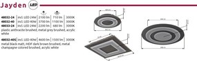 Plafoniera LED slim design circular JAYDEN