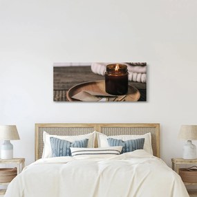 Tablou - Lumânare aprinsă (120x50 cm)
