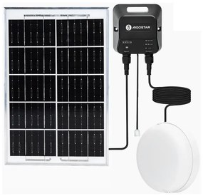 Corp de iluminat LED solar Aigostar LED/70W/12V 6000 mAh 6500K d. 20,5 cm