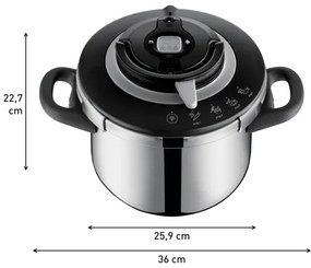Tefal - Set de oale sub presiune 4,5/6 l CLIPSO+ CHEF