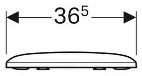 Capac wc soft close Geberit, Icon Dreptunghiulara