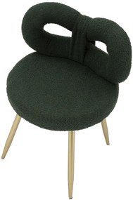 Mauro Ferretti Scaun Mini Ilary Verde Cm Ø 40X67 (Inaltime Sezut Cm 46) | Aosom Romania