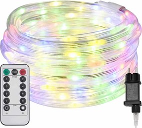 vidaXL Lumină cu sfoară cu 480 LED Multicolour 20 m PVC