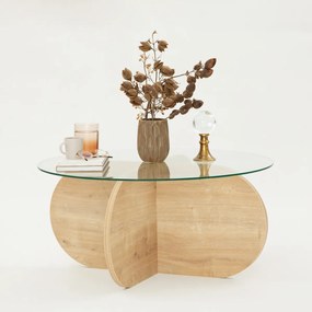 Măsuță de cafea Bubble Sapphire Oak