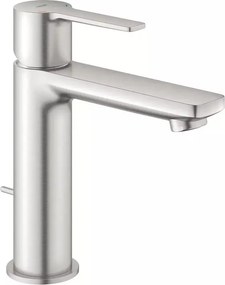 Baterie lavoar Grohe Lineare marimea S crom periat Supersteel cu ventil Pop-Up
