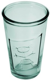 Pahar din sticlă reciclată Ego Dekor Afrodita, 300 ml, albastru