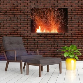 Tablou cu focul (90x60 cm)